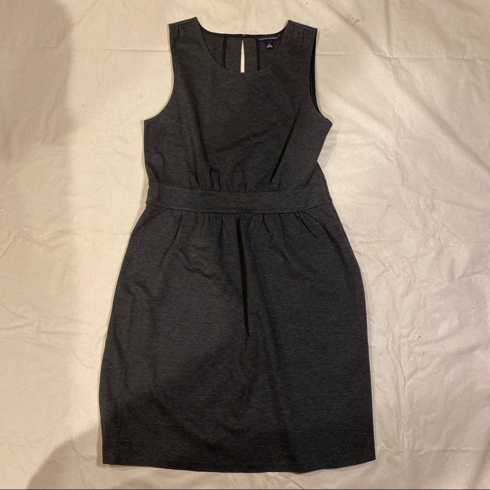Banana Republic Fitted Grey Dress 14 NWOT